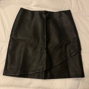 Club Monaco Faux Leather Skirt